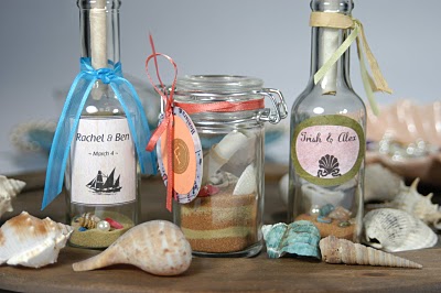 Beach Themed Wedding Favors, Beach Favor Ideas, How to Make a Beach Themed Wedding Favor