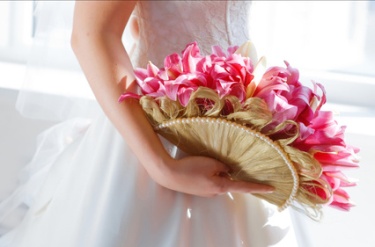 Fan Wedding Bouquet