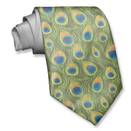 Peacock Necktie
