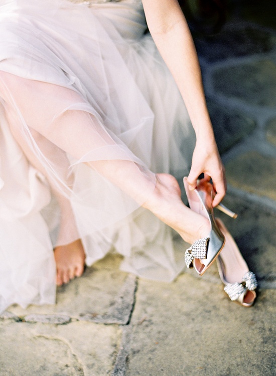 silver wedding sandals