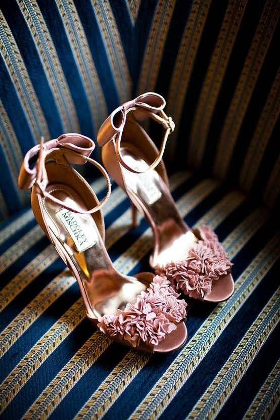 Blush Pink Wedding Sandals