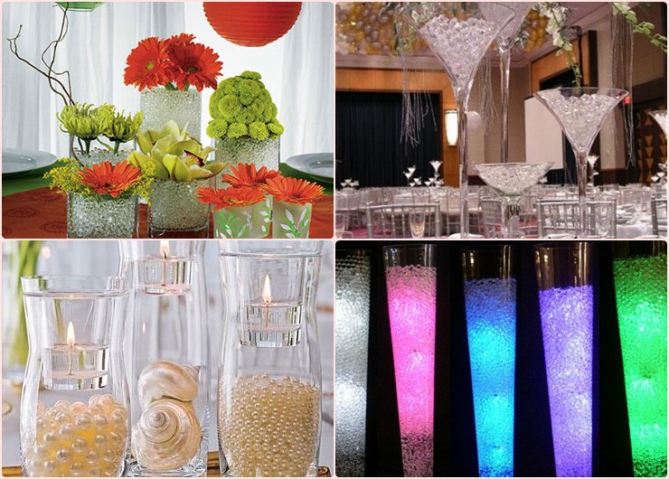 Water Pearls Decor Ideas