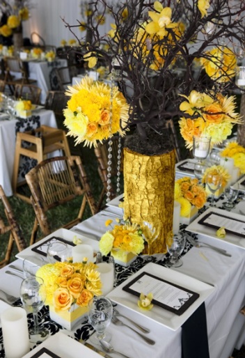 yellow wedding theme