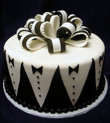 grooms tuxedo cake