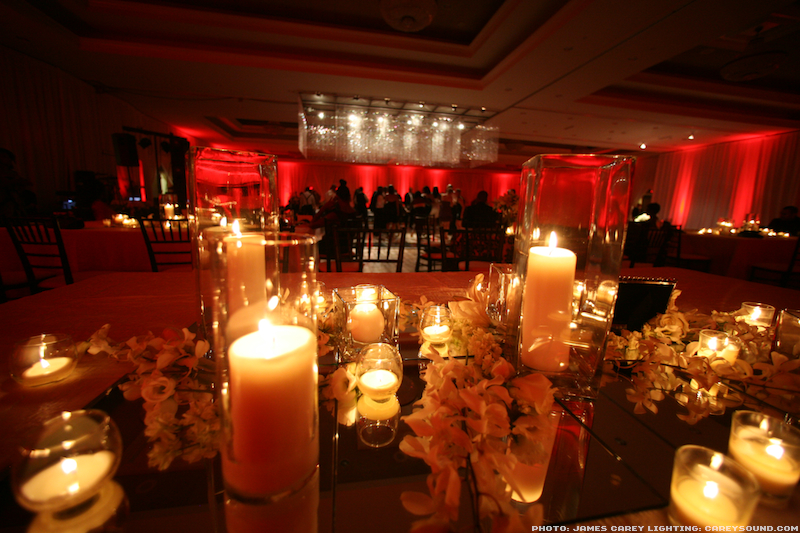 elegant reception decor