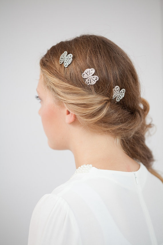 Wedding Hair Combs Bridal Accessories - 1930s Art deco style