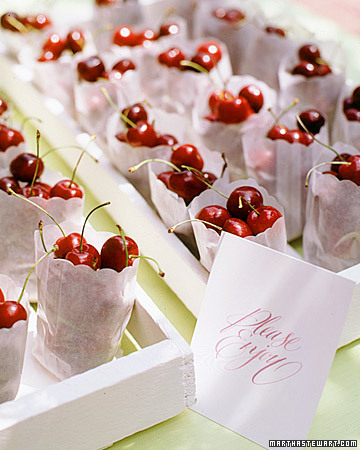 cherries favors