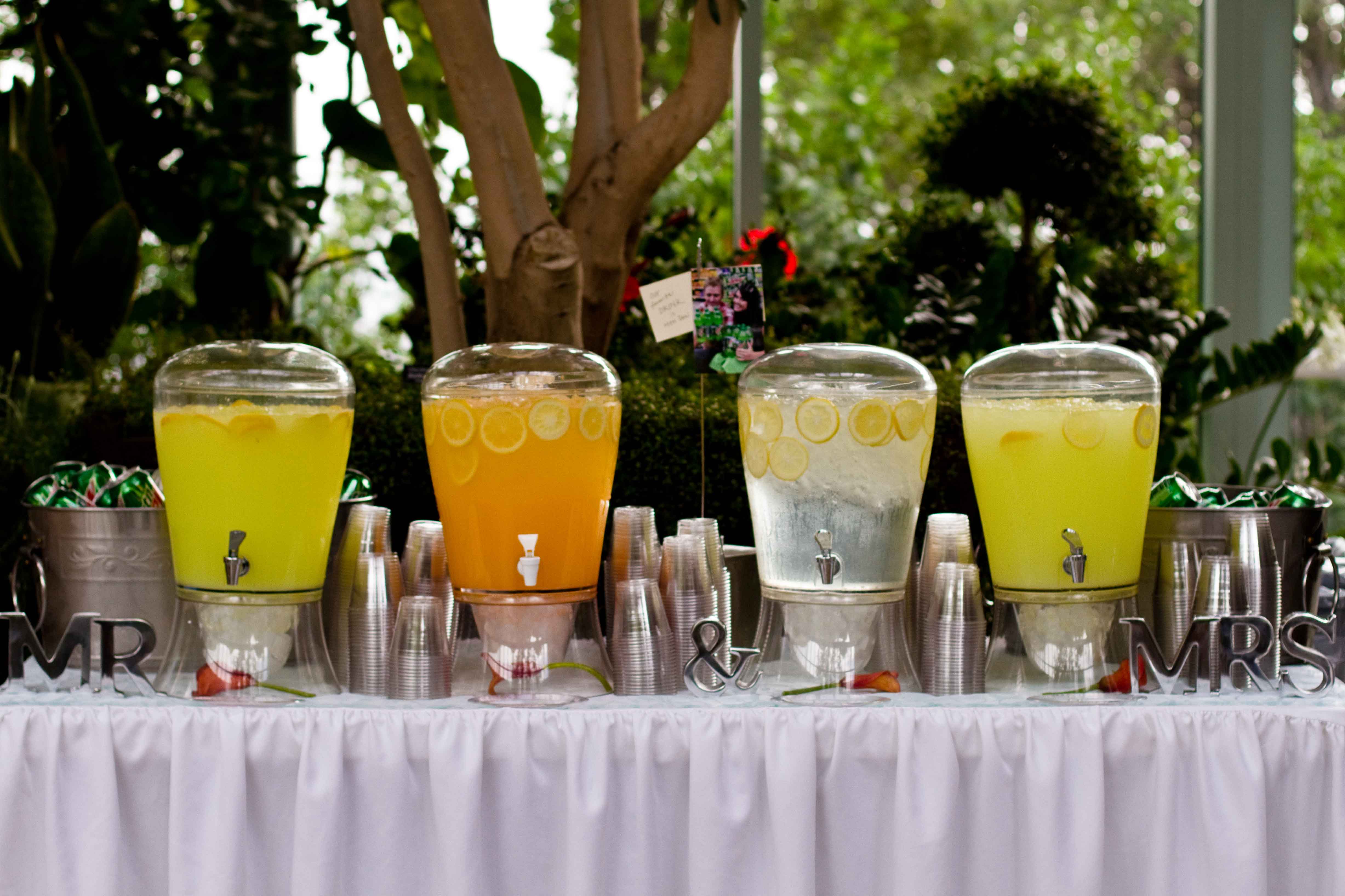 Summer Wedding Drinks