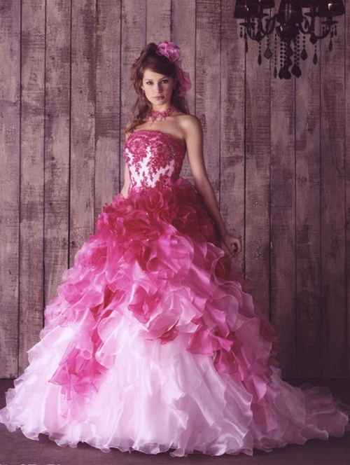 Pink Wedding Dress