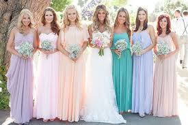 Pastel Bridesmaid Dresses