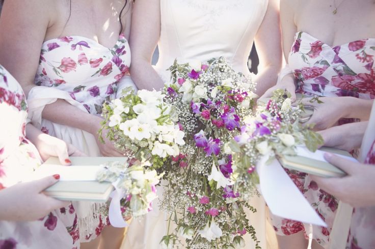 Purple Bridal Bouquet