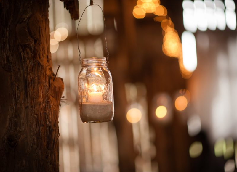 mason jar wedding decor