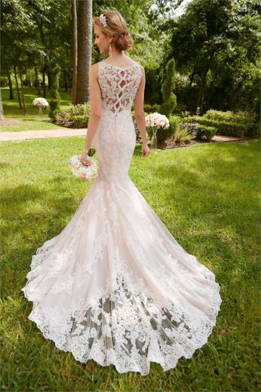 stella york blush wedding dress