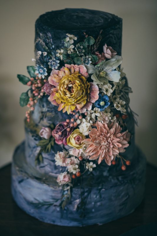 Amy Swann's Floral Wedding Cake