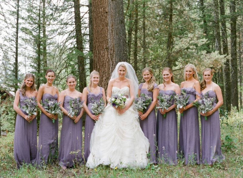 purple bridesmaid dresses