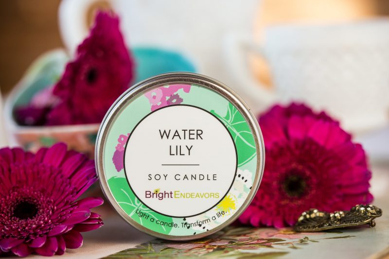 Water Lily Candle