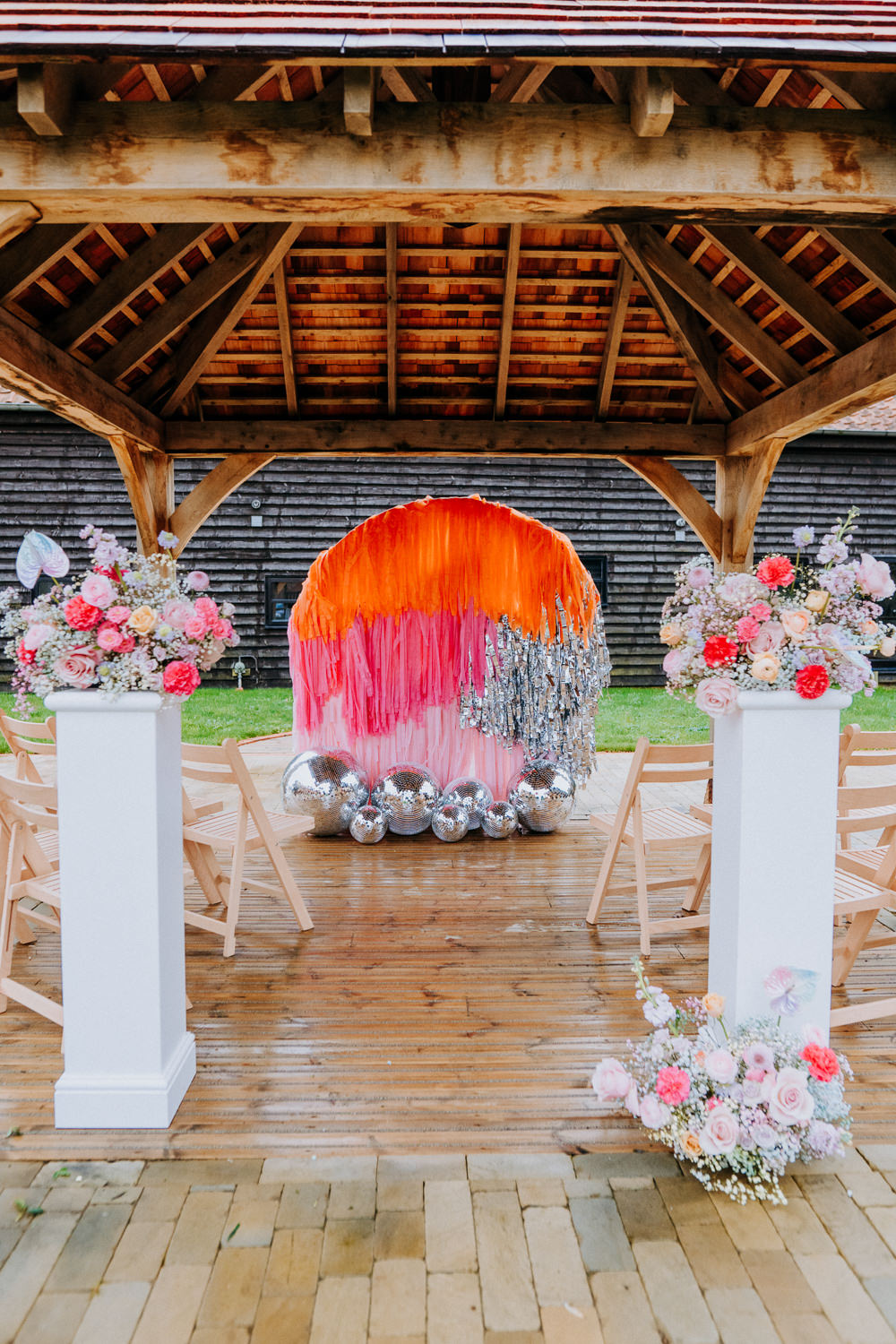 Colorful Disco Wedding