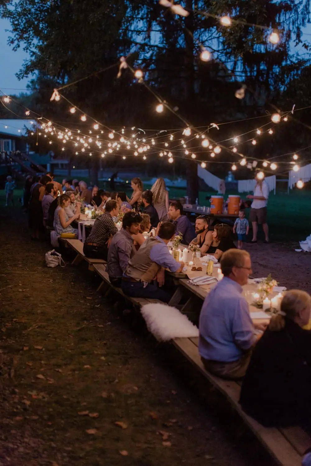 Summer Camp Wedding Decor